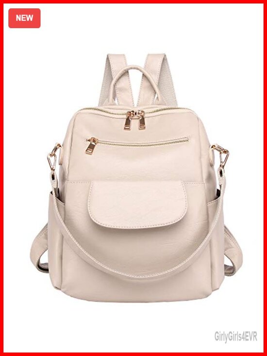 Convertible Fashion Backpack Purse Waterproof Travel Bookbag Rucksack Shoulder main image 5